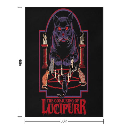 Lucipurr Throw Blanket