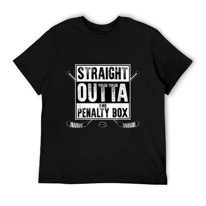 Ice Hockey Player Gift Straight Outta The Penalty Box T-Shirt