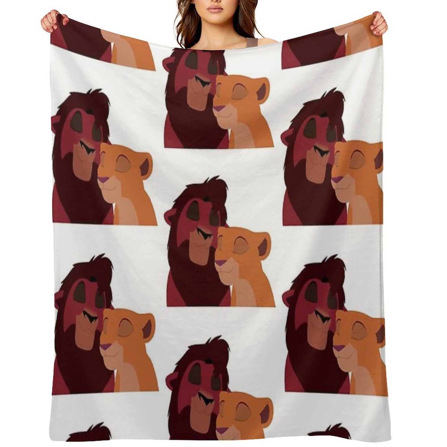 Kovu And Kiara Throw Blanket