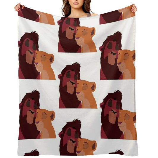 Kovu And Kiara Throw Blanket