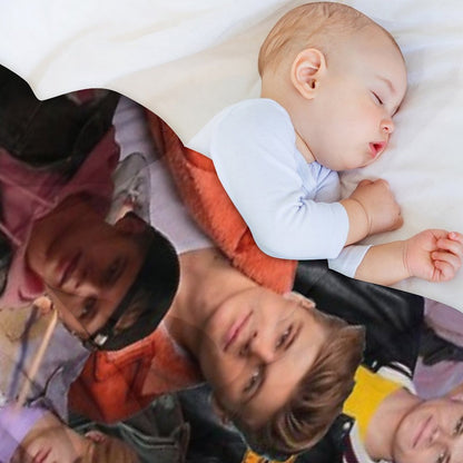 Owen Joyner Photo Collage Throw Blanket