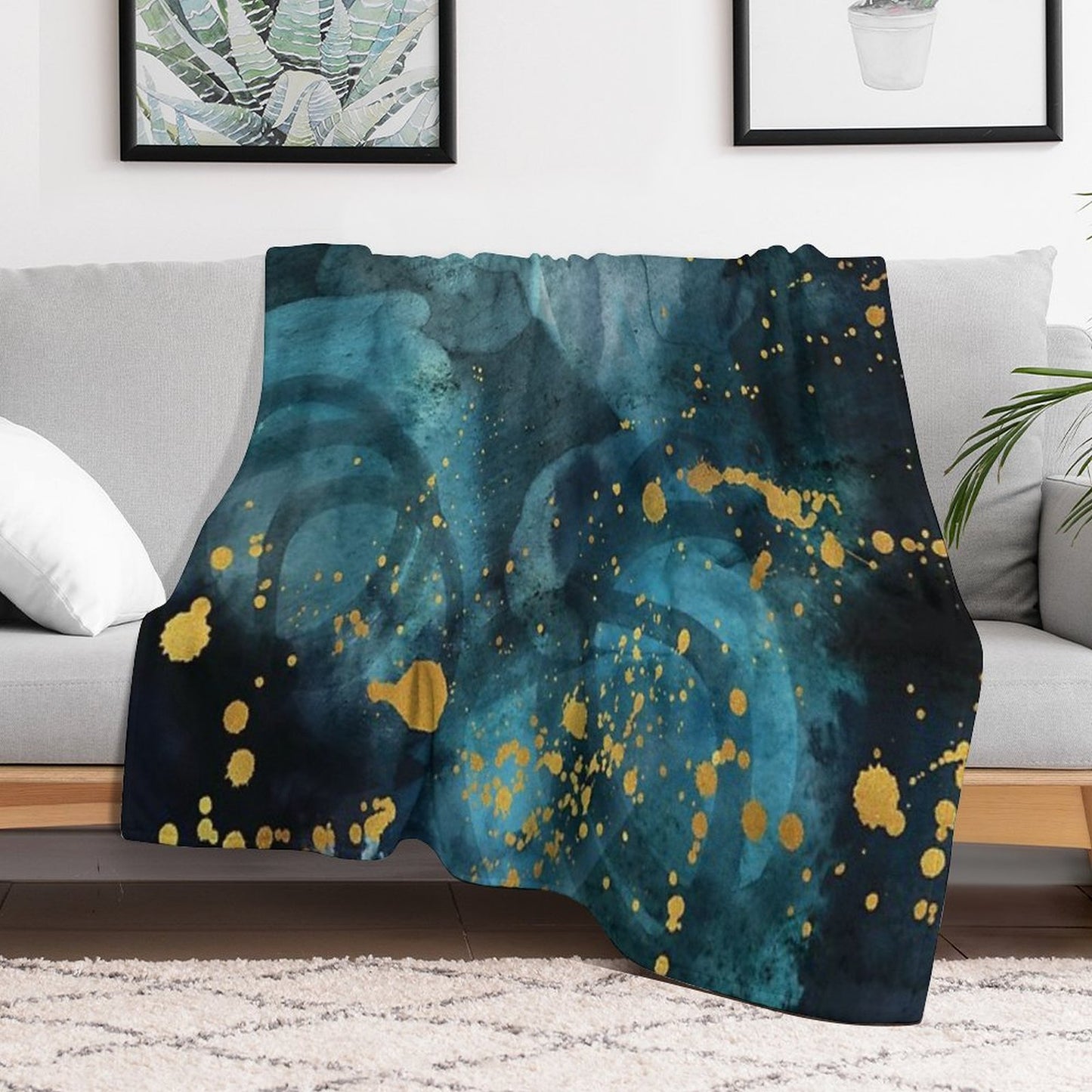 Ocean of Reality Throw Blanket