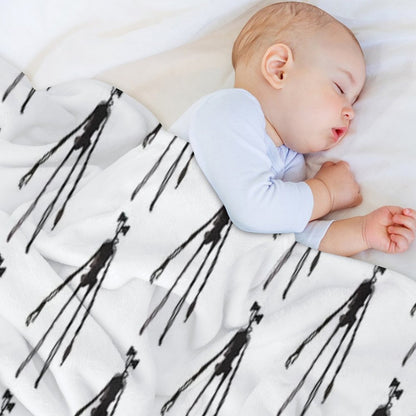 Siren Head Figurine Throw Blanket