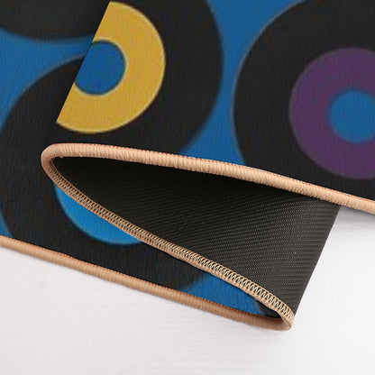 VINYL Blue Bath Mat