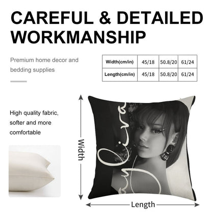 Ayliva Linen Throw Pillow Cover