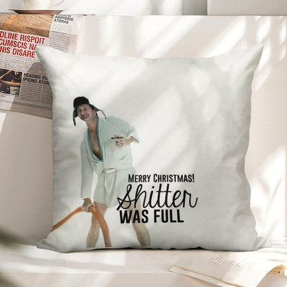 Cousin Eddie Merry Christmas Linen Throw Pillow Cover