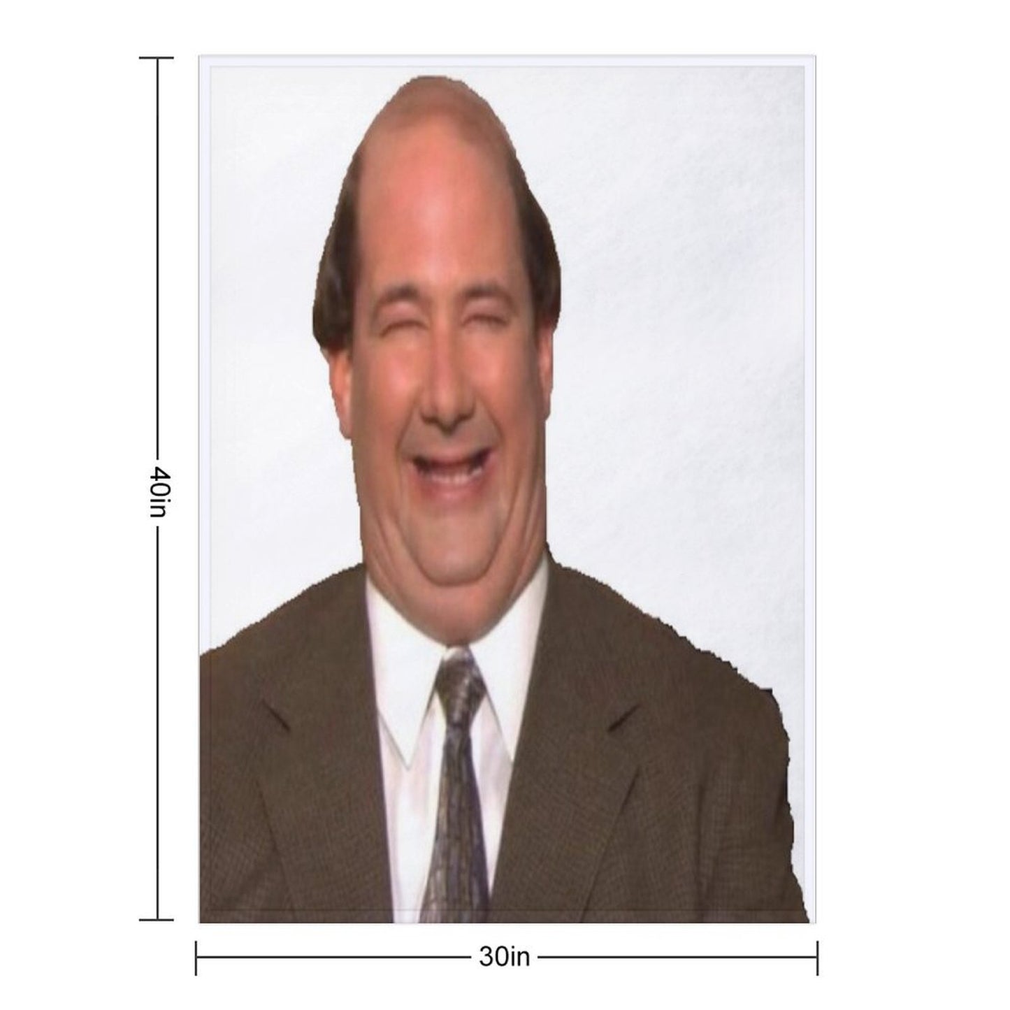 Kevin The Office Throw Blanket