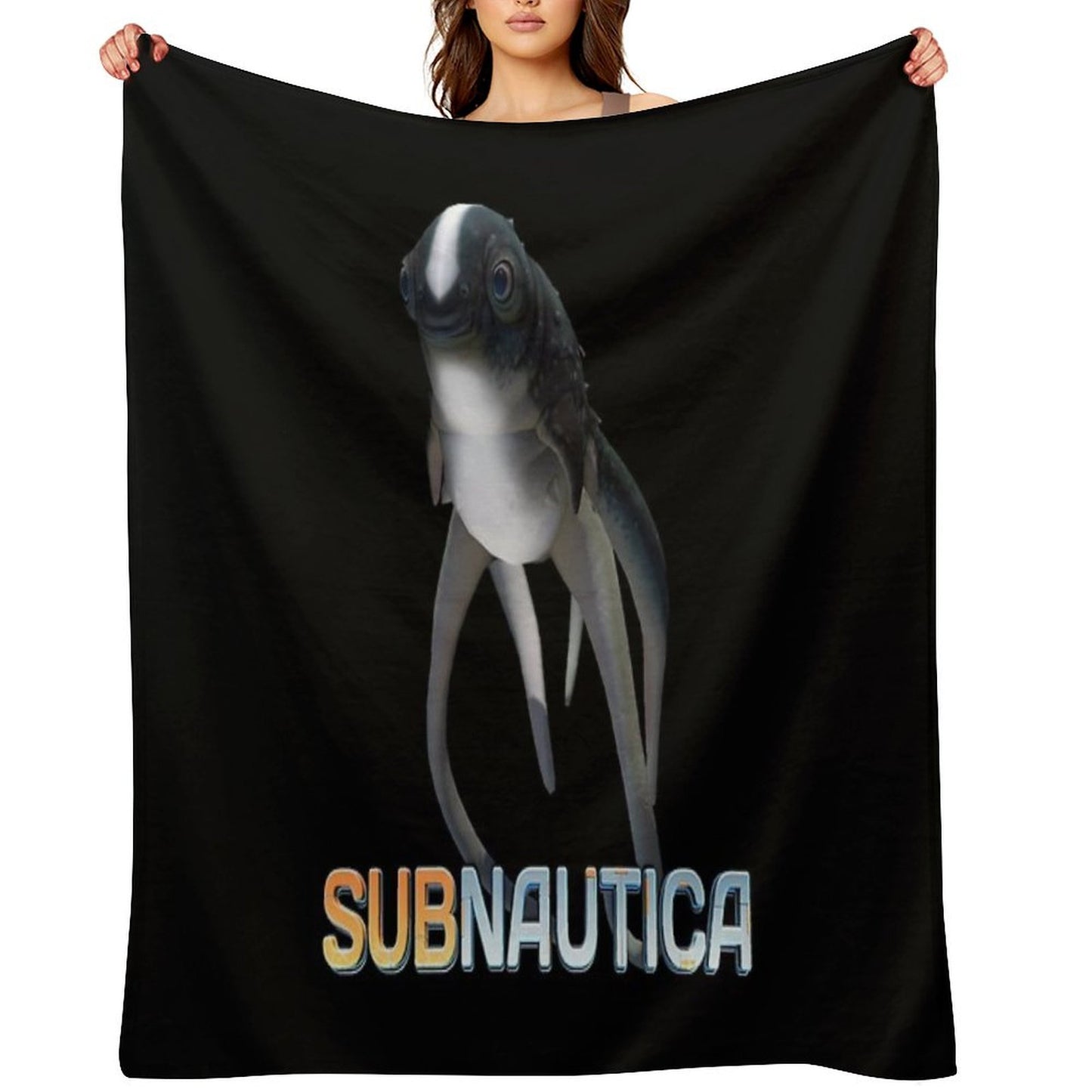 Subnautica - Cuddlefish Throw Blanket