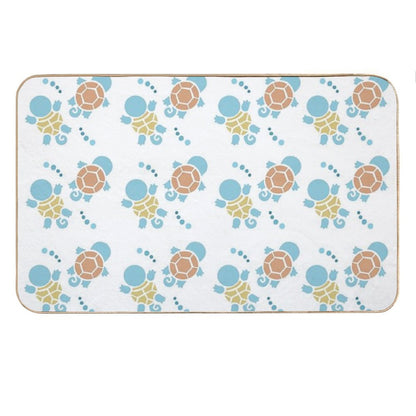 Poke Tiny Turtles Bath Mat