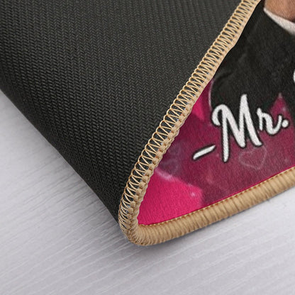Mr Worldwide Live. Laugh. Love. Bath Mat