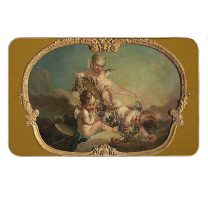 François Boucher Allegory of Autumn Bath Mat