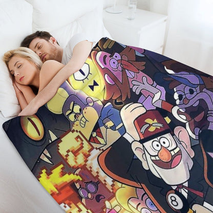 Gravity Falls Throw Blanket