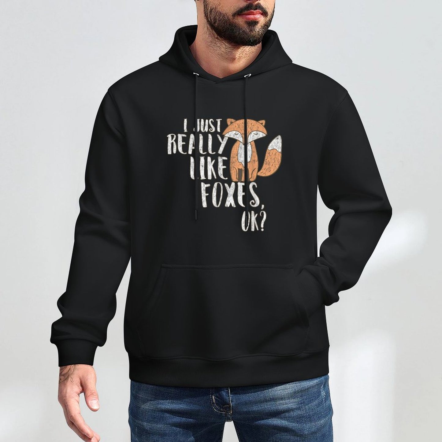 Fox T for Women I Just Really Like Foxes OK T-shirt Relaxed Fit Hoodie