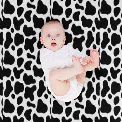COW PRINT BACKGROUND Throw Blanket