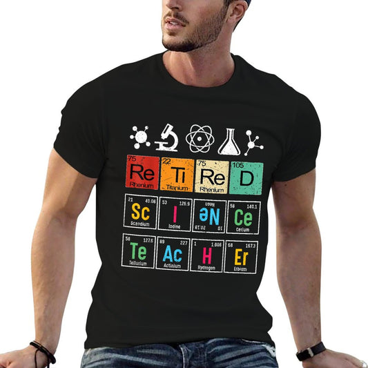 Retired Science Teacher Learning School Retirement T-Shirt