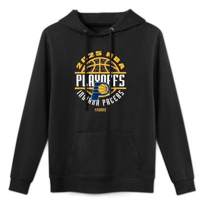 NBA Official Indiana Pacers 2025 Playoffs Game Time Easy Care Hoodie