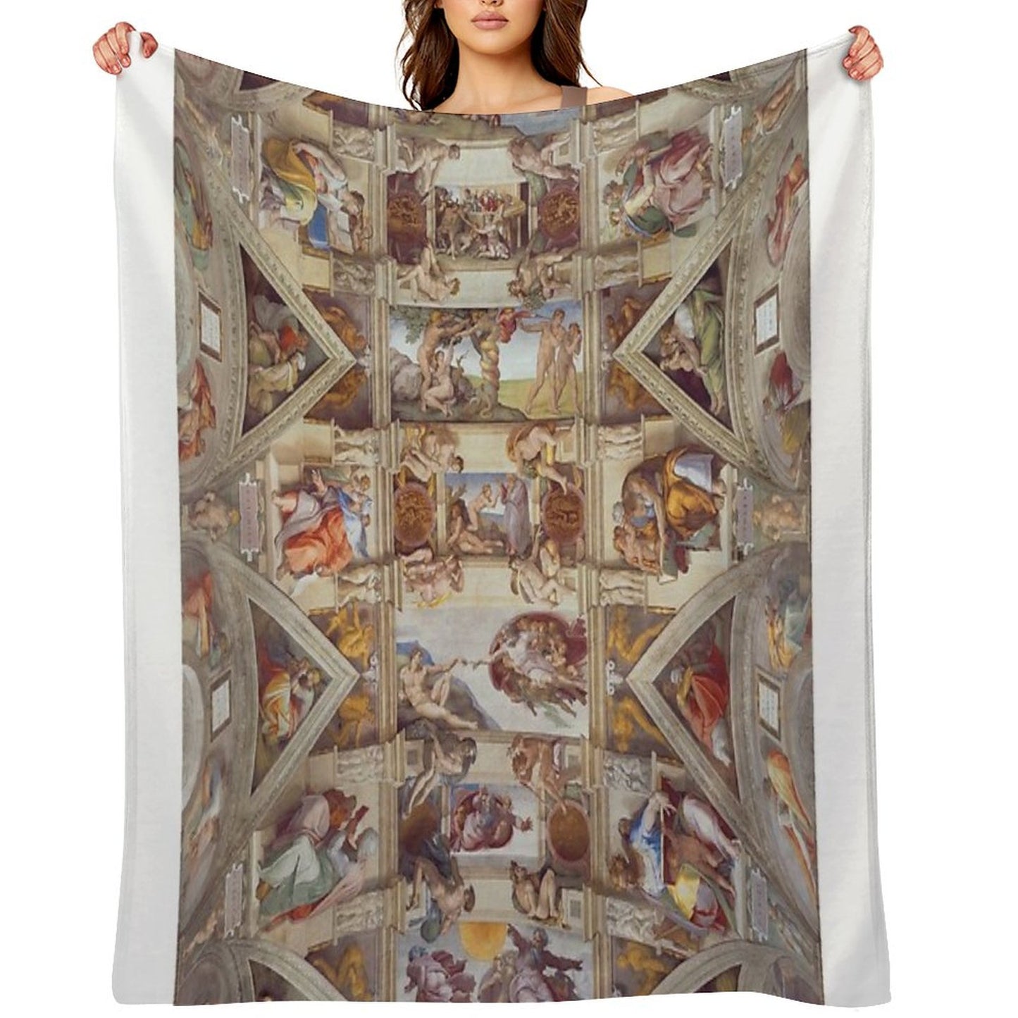 Sistine Chapel Ceiling Throw Blanket