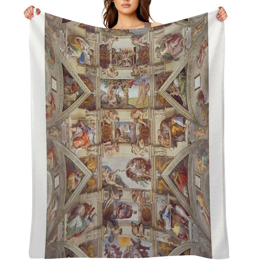 Sistine Chapel Ceiling Throw Blanket