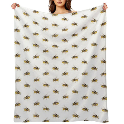 The Wasp Throw Blanket