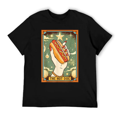 Hot Dog Bun Lover Foodie Food Lover The Hot Dog Tarot Card T-Shirt