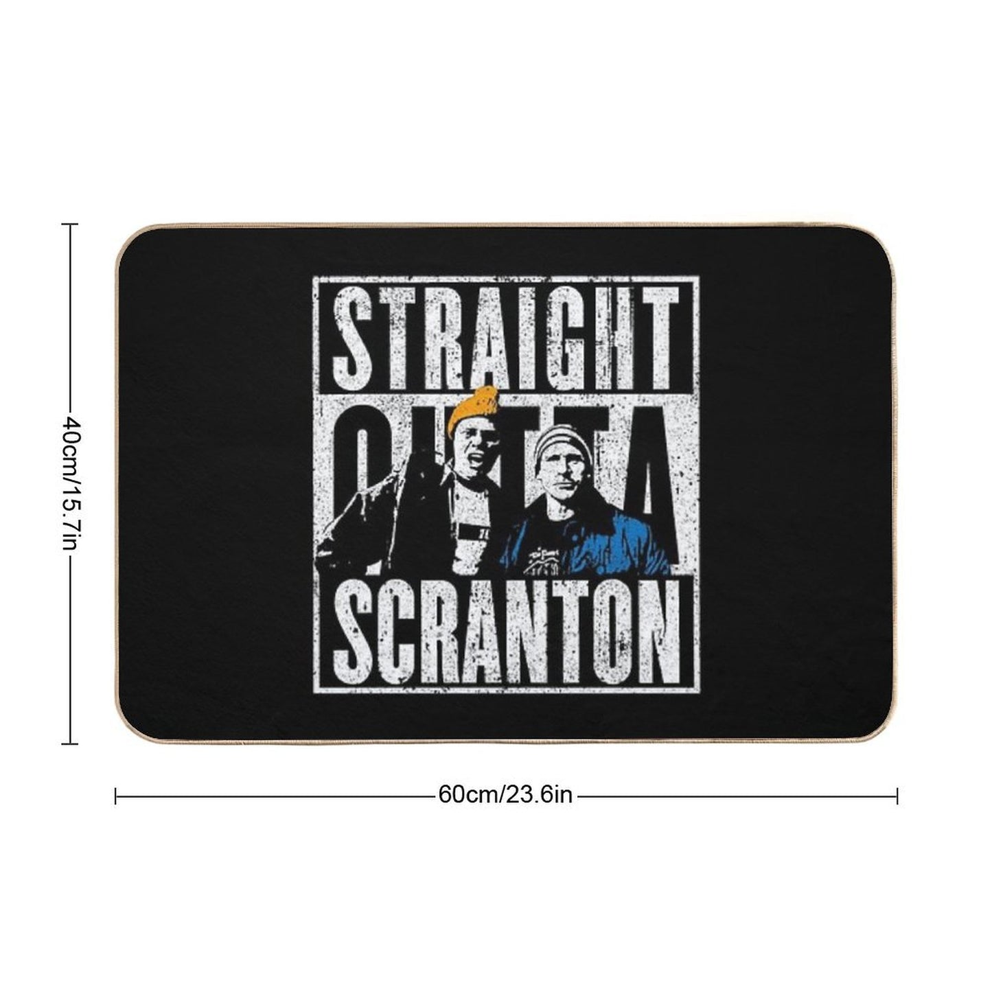 Straight Outta Scranton - Lazy Scranton Bath Mat