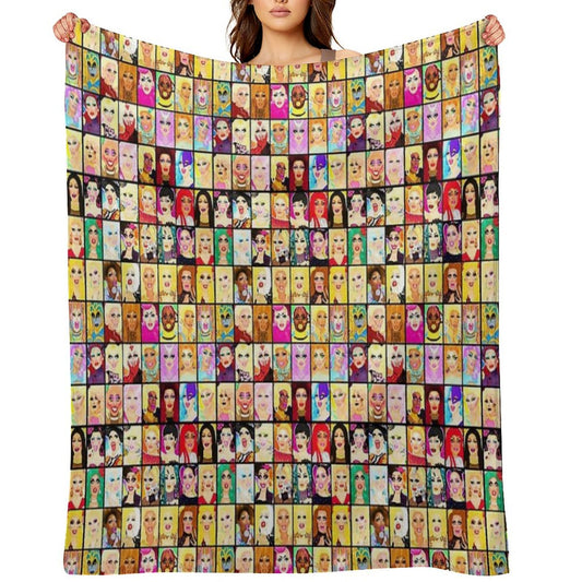 LIFE IS A DRAG Throw Blanket