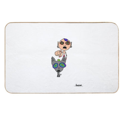 !  Repositionable Bath Mat