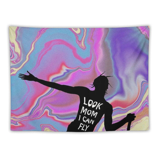 Look Mom I Can Fly Tapestry