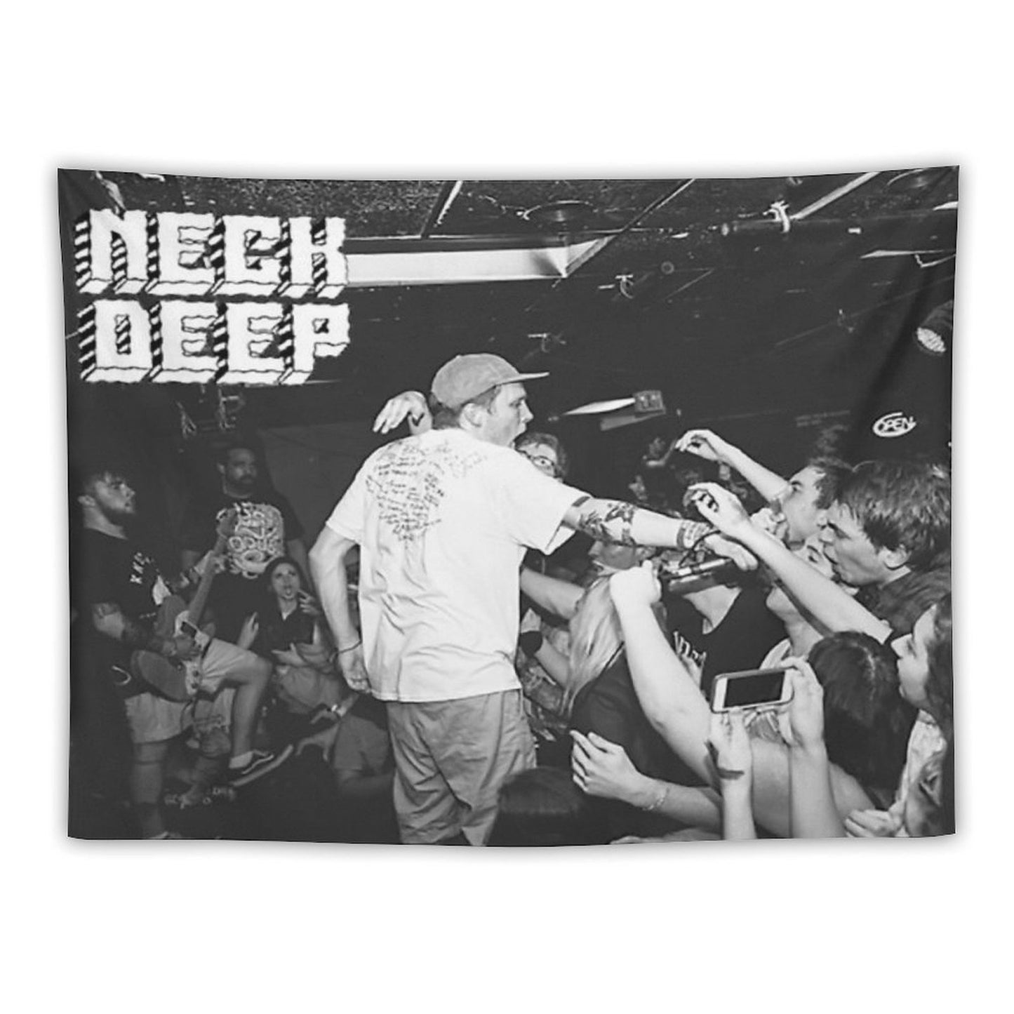 Neck Deep Live Tapestry