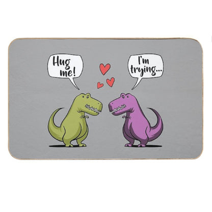 T-Rex Dinosaur Hug Me Bath Mat