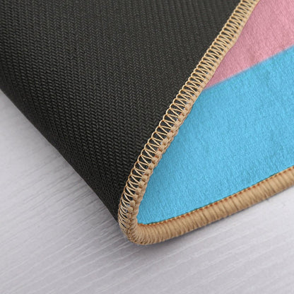 Transgender Pride Flag Bath Mat