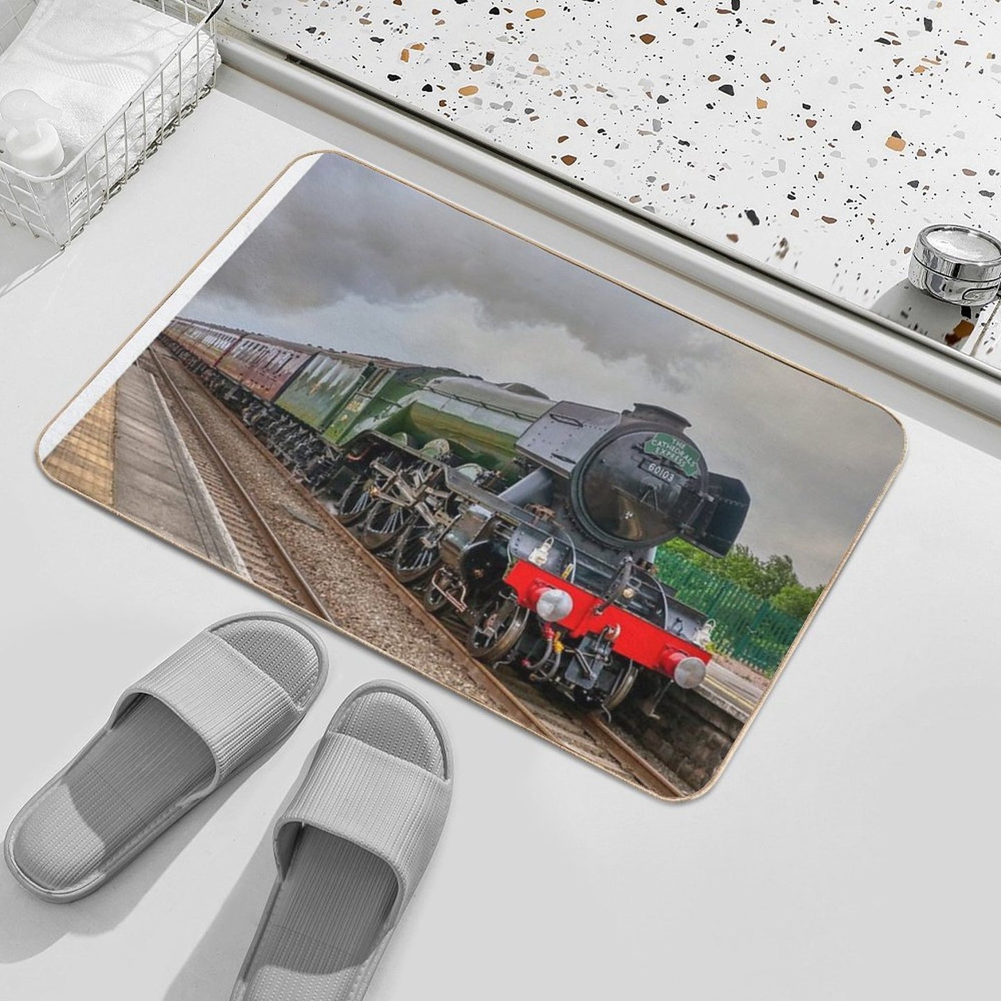 The Flying Scotsman Bath Mat