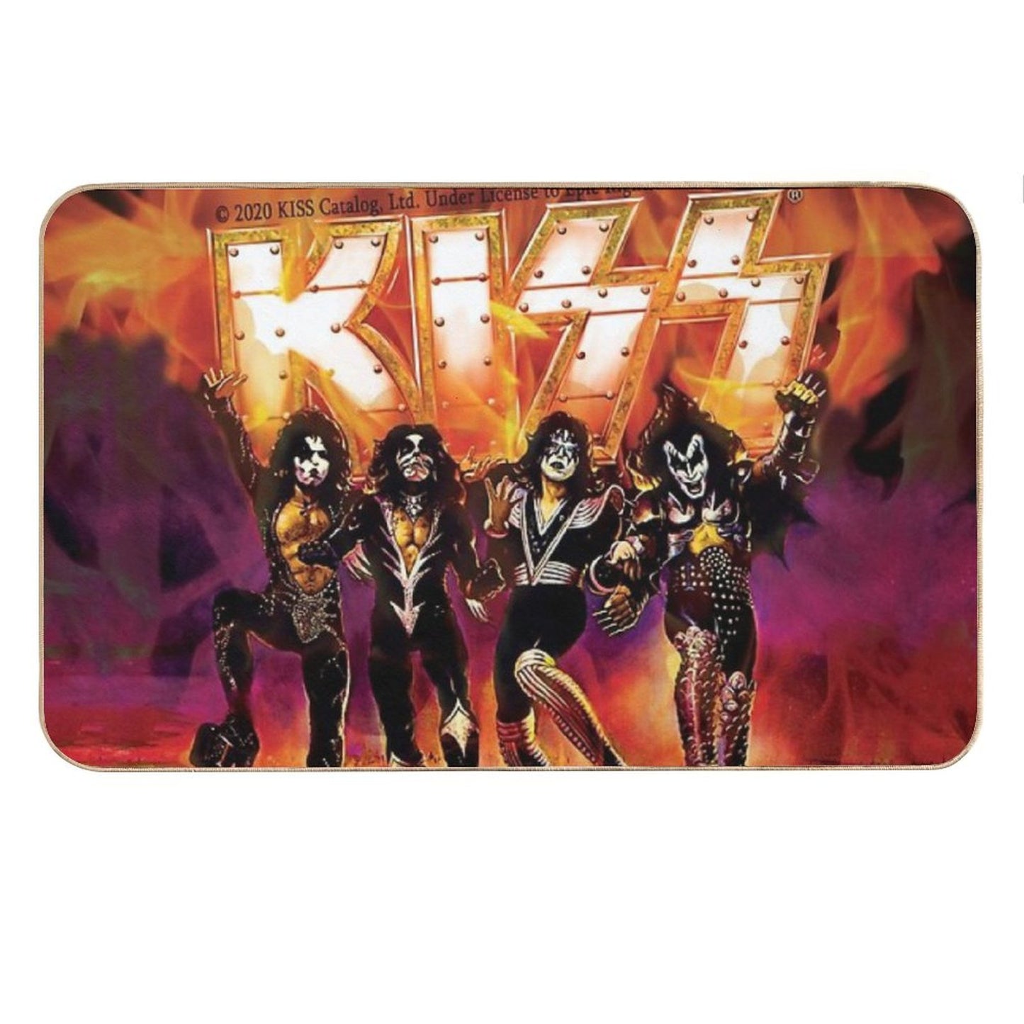 Kiss The Band T Shirt Bath Mat