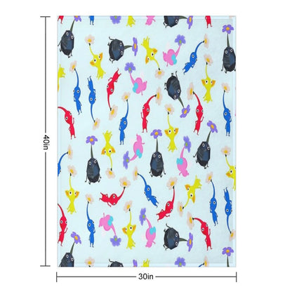 Pikmin Throw Blanket