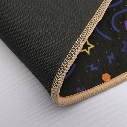 Nostalgic 90s Movie Theatre  Bowling Alley  Roller Rink  Arcade Carpet Bath Mat