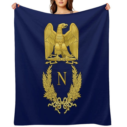 Emblème De Napoléon Bonaparte Throw Blanket
