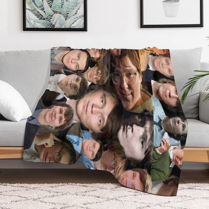 Paul Dano - I Love Paul Dano Photo Collage Throw Blanket