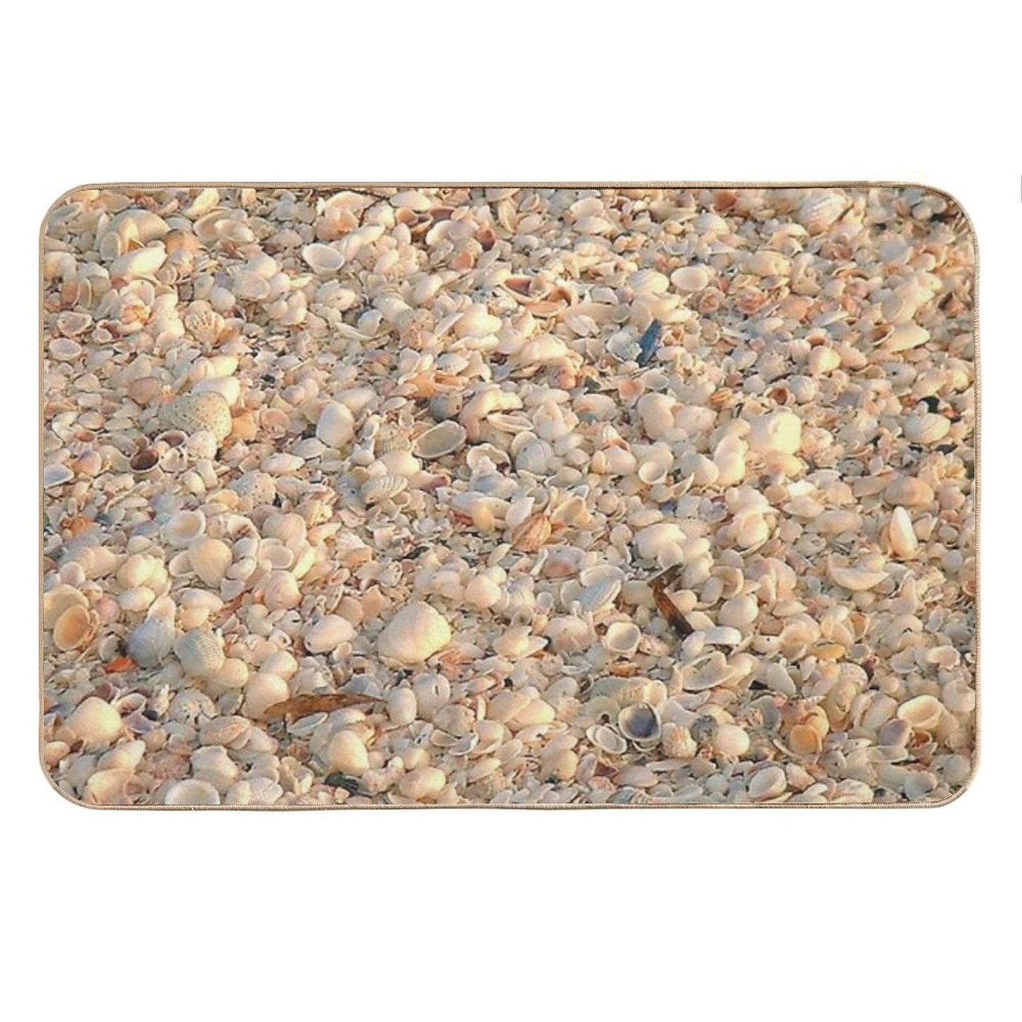 Seashells from Sanibel Island Bath Mat