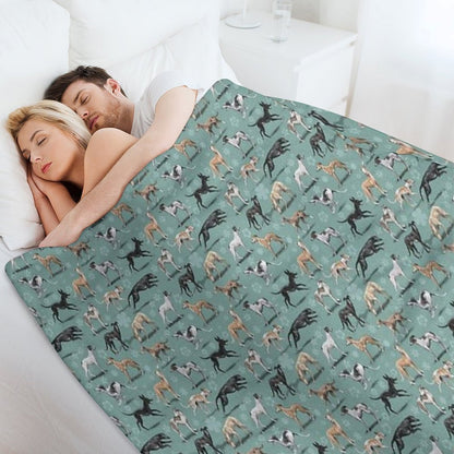 The Greyhound Throw Blanket