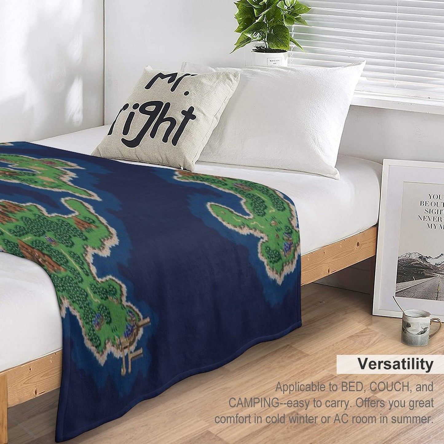 Chrono Trigger 1000 AD Throw Blanket