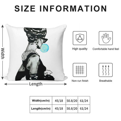 Audrey Hepburn at Tiffany's 3 Soft Washable Throw Pillow