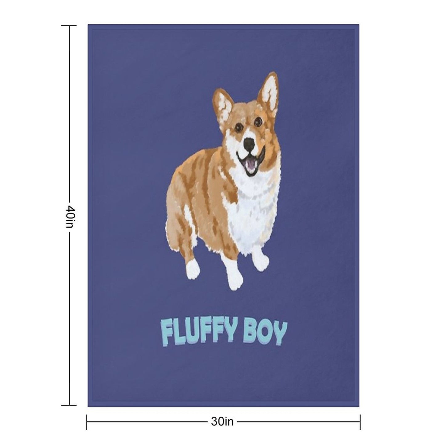 Fluffy Boy Throw Blanket