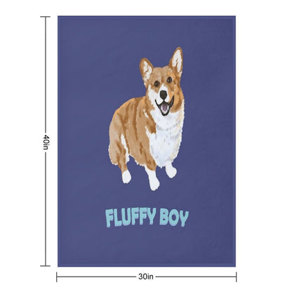 Fluffy Boy Throw Blanket