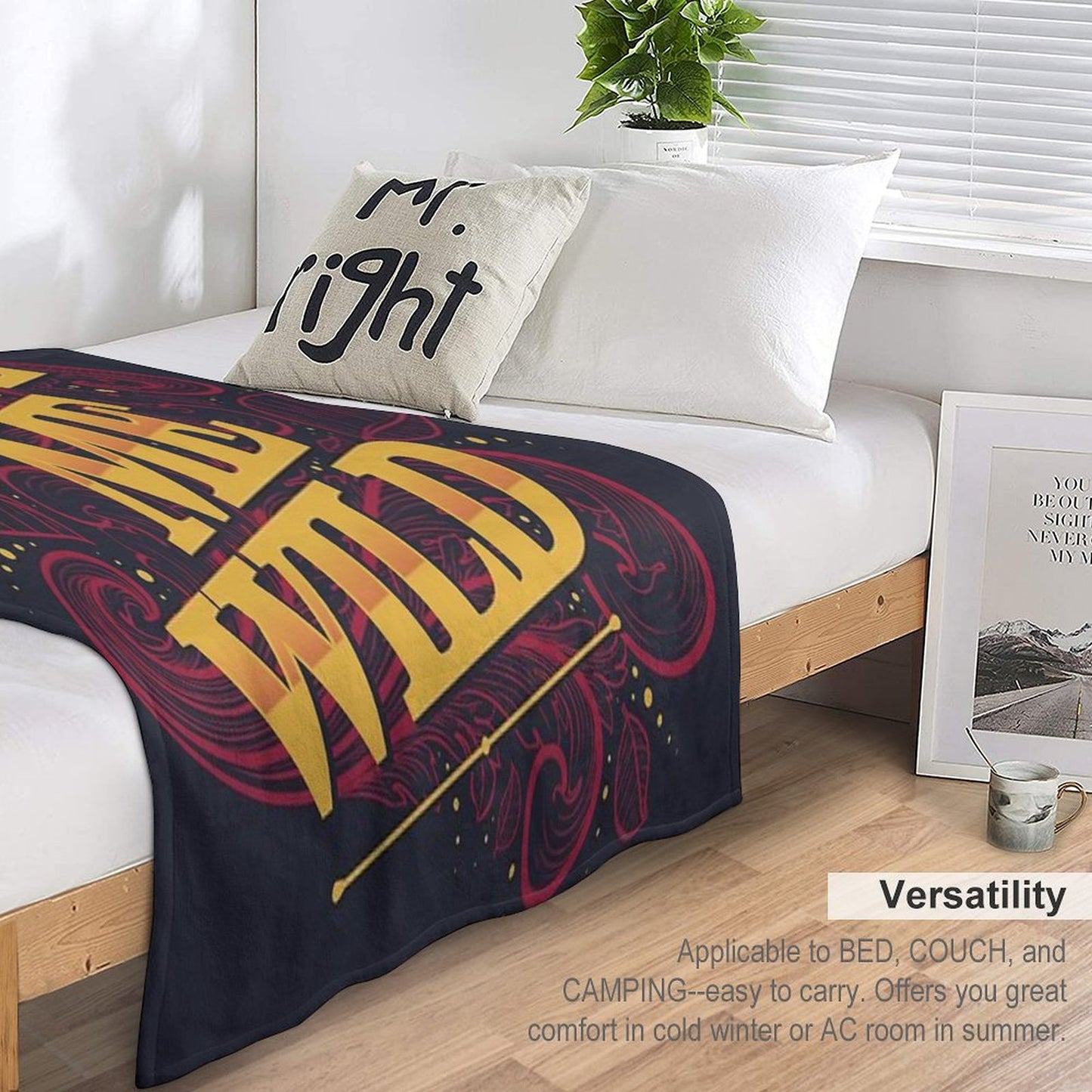 DRIVE ME WILD Throw Blanket