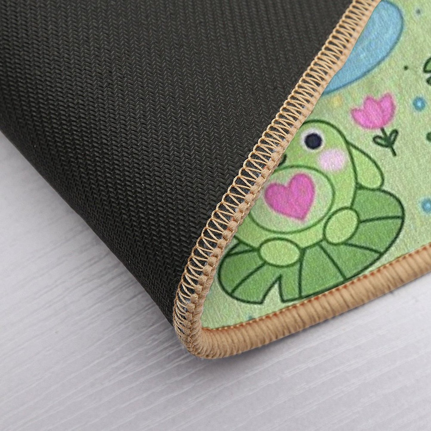 Green Froggo Design  Easy To Clean Bath Mat