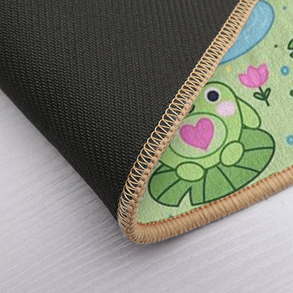 Green Froggo Design  Easy To Clean Bath Mat