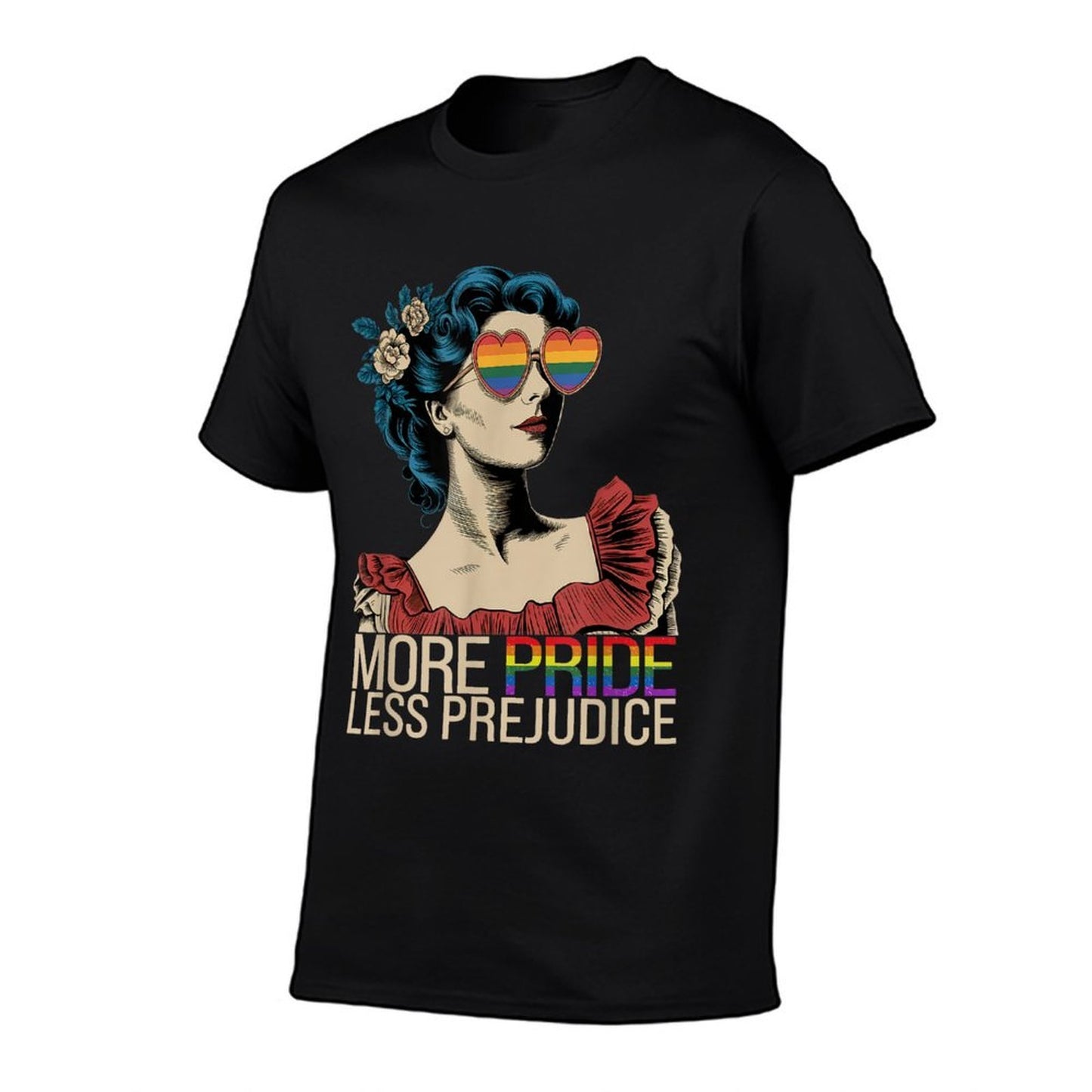 More Pride Less Prejudice Pride Month LGBTQ  Classic T-Shirt