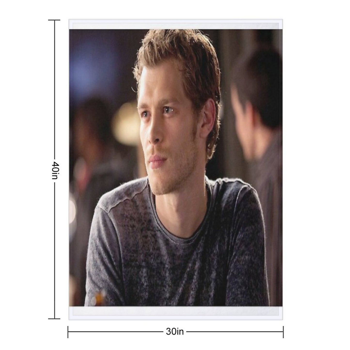 Klaus Mikaelson Throw Blanket