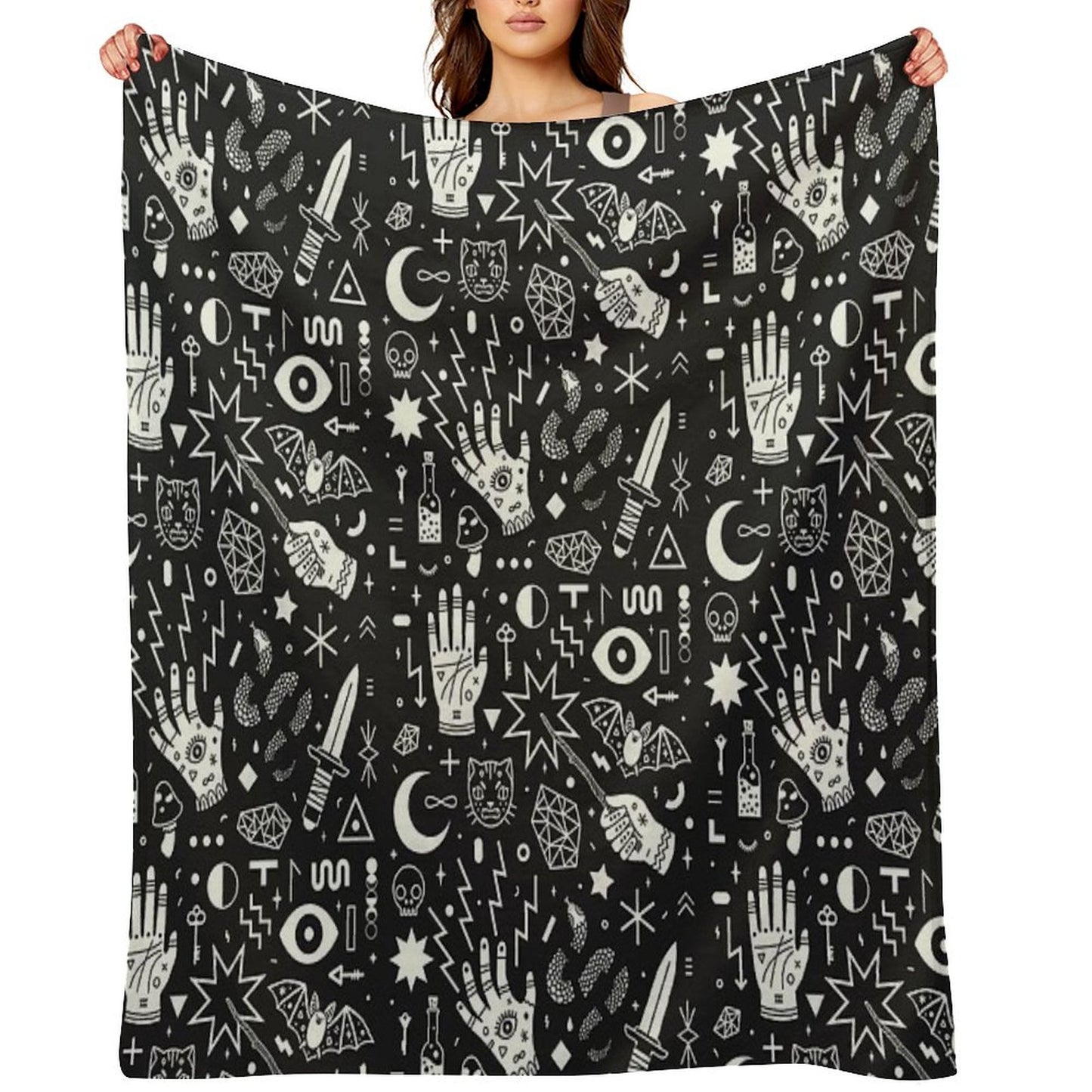 Witchcraft Throw Blanket