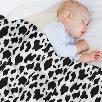 Cow Print Throw Blanket